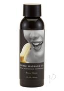 Earthly Body Hemp Seed Edible Massage Oil Banana 2oz